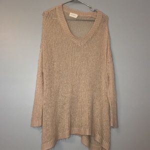 cream/tan sweater